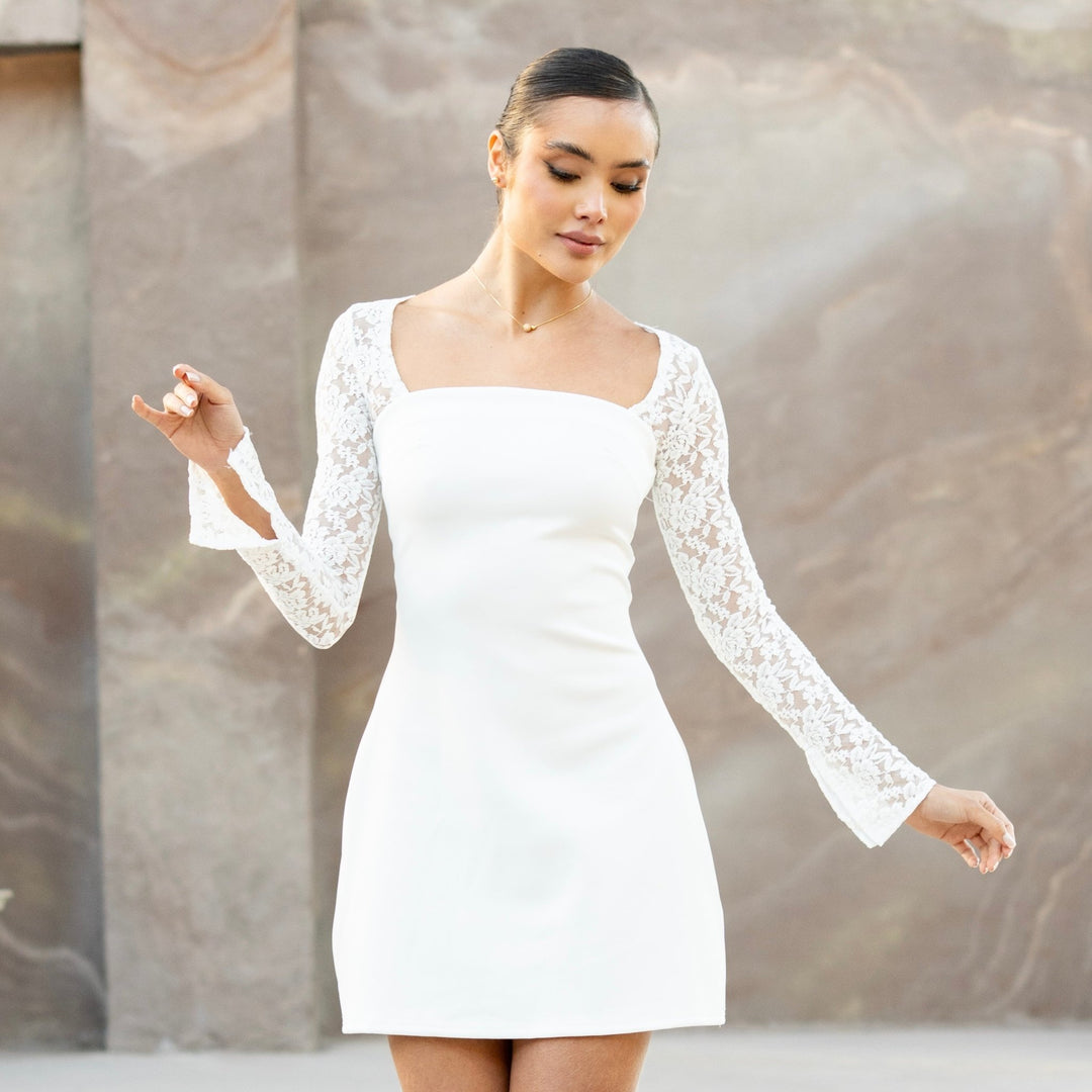 penelope lace mini dress PENELOPE LACE GOWN Rosie Etienne