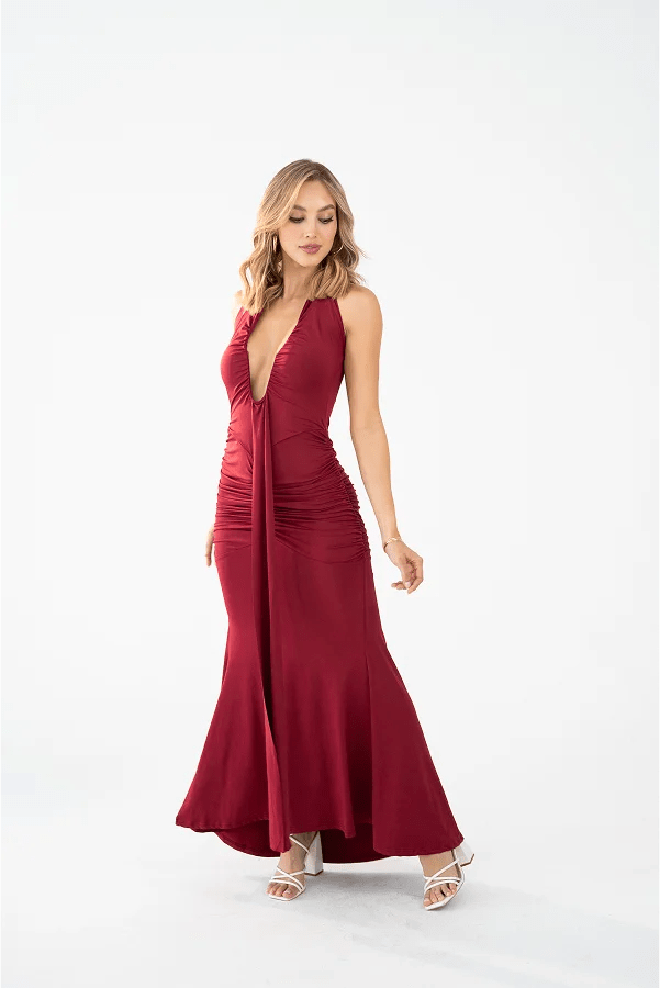 BLU MAXI DRESS - Livira Fashion