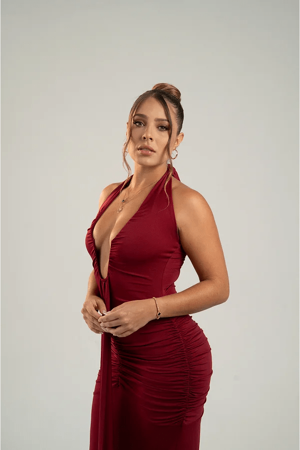 BLU MAXI DRESS - Livira Fashion