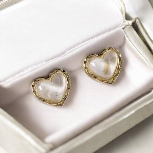 Helena Heart-Shaped Earrings - Livira Fashion